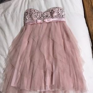 Blush formal dress